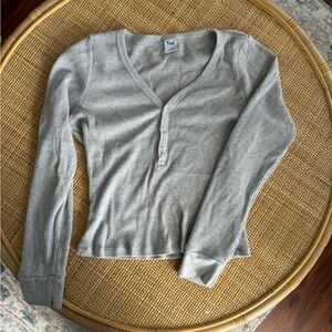 Aritzia TNA Waffle Long Sleeve